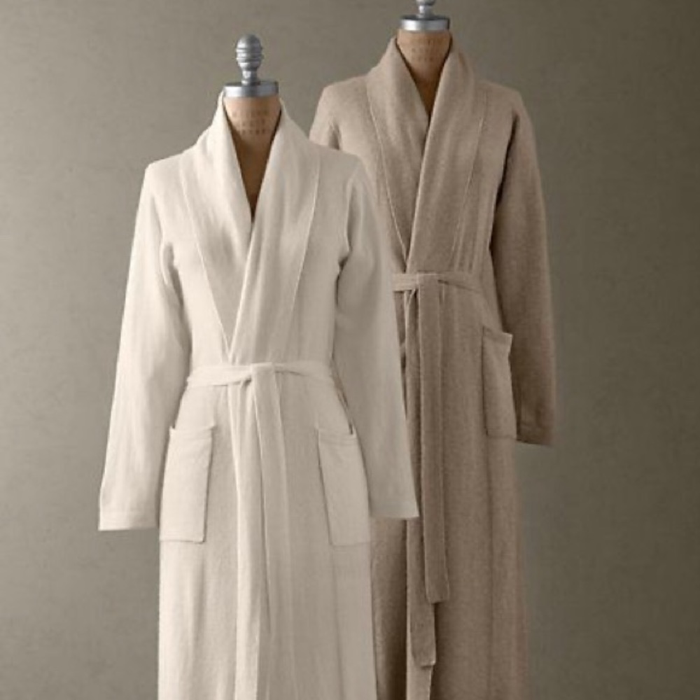 Restoration Hardware Long Cashmere Robe